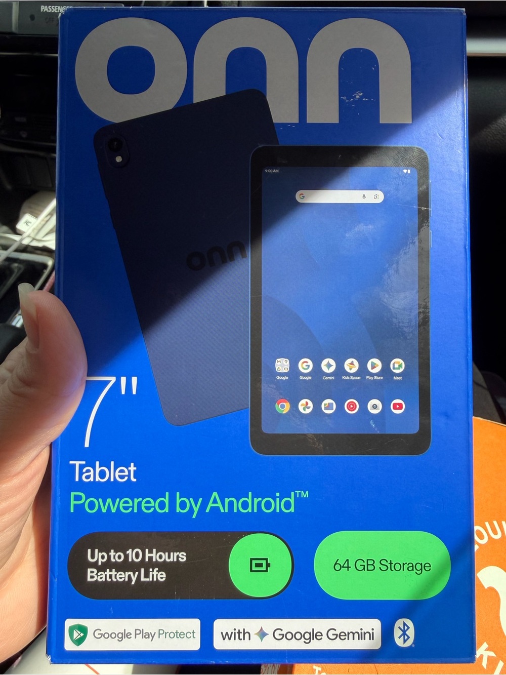 Onn 7" Android Tablet - 64GB in Dark Blue